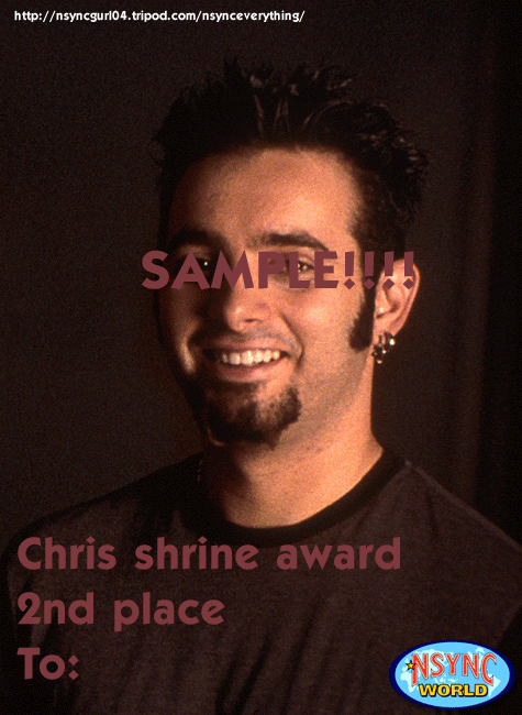 second place chris shrine
