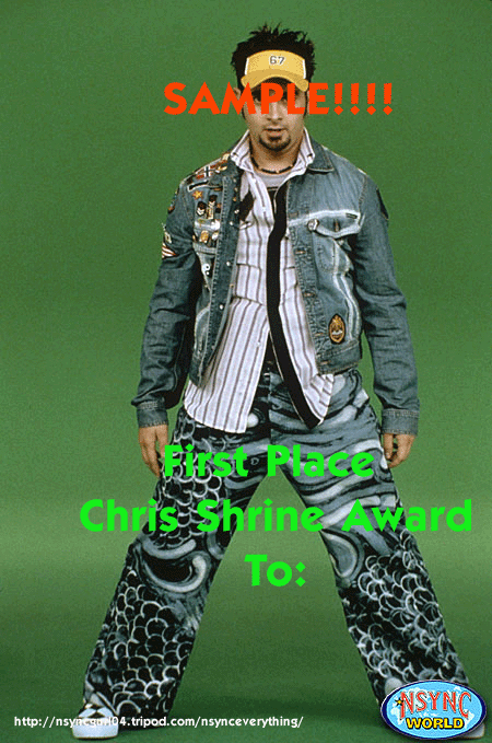 first place chris shrine :)
