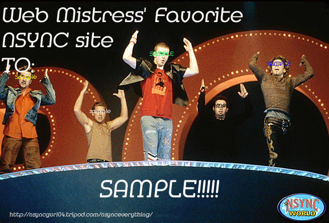 favorite N SYNC site
