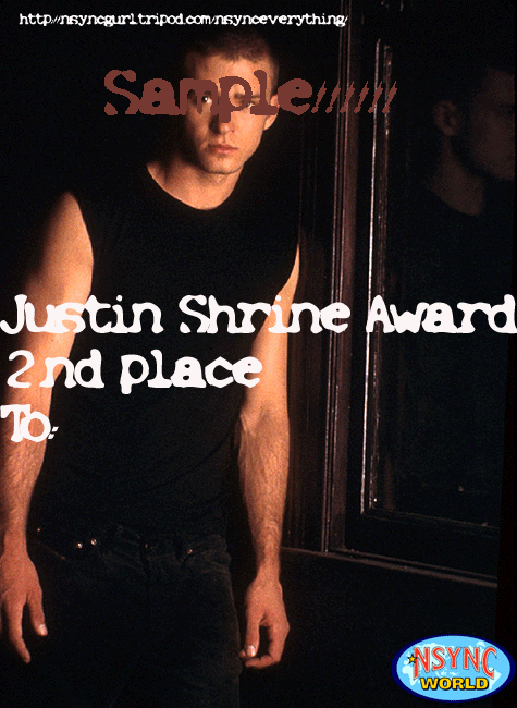 second place justin shrine