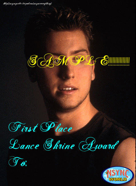 first place lance shrine :)